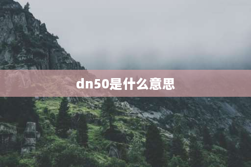 dn50是什么意思 φ50是dn多少管道？