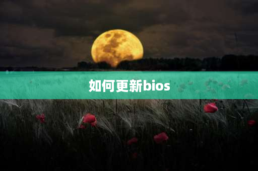 如何更新bios bios如何升级？