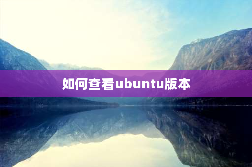 如何查看ubuntu版本 ubuntu哪个版本最好用？