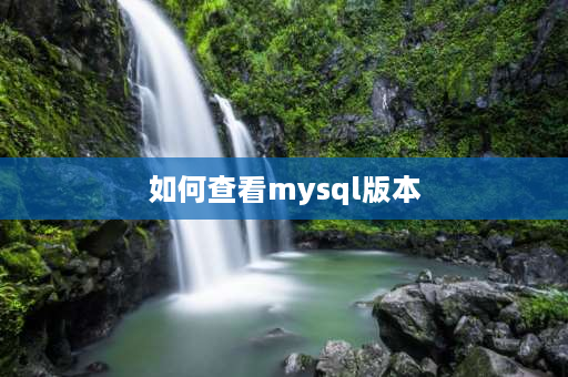 如何查看mysql版本 怎么查看mysql版本？