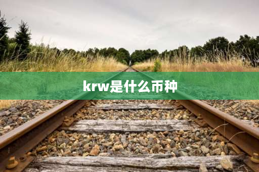 krw是什么币种 krw是什么单位？