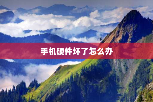 手机硬件坏了怎么办 手机摔了一下外表没事，手机内部硬件会有损伤么，或者影响运行？