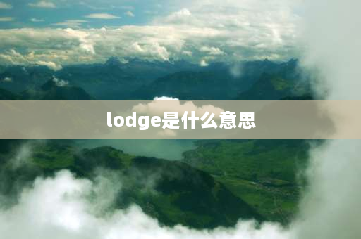 lodge是什么意思 abide和stay区别？