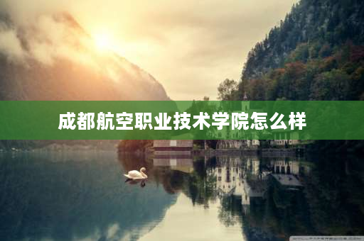 成都航空职业技术学院怎么样 成都航空职业技术学院的就业前景如何？