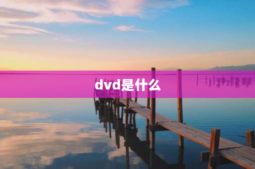 dvd是什么 DVD是什么东西？