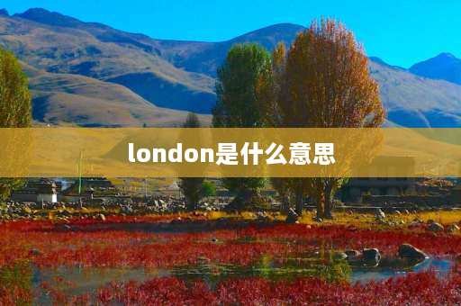 london是什么意思 score的形容词副词？