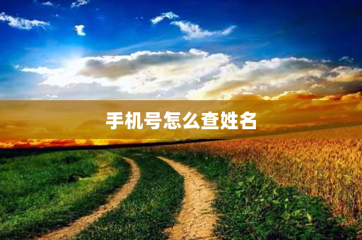 手机号怎么查姓名 怎么用手机号搜索别人的名字？