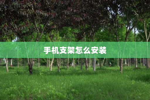 手机支架怎么安装 hyundai车载手机支架安装方法？