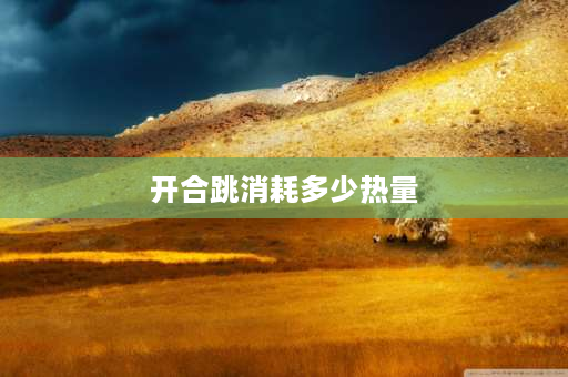 开合跳消耗多少热量 1500个开合跳能消耗多少热量？