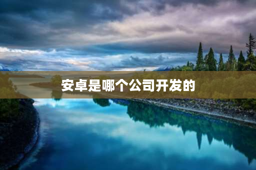 安卓是哪个公司开发的 安卓系统是谷歌开发的吗？那为什么其它厂商可以随便用安卓这系统？