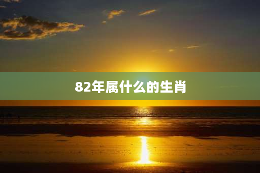 82年属什么的生肖 2022年满82岁属什么？