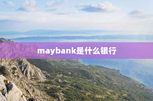 maybank是什么银行 去马来西亚用什么银行卡最方便？