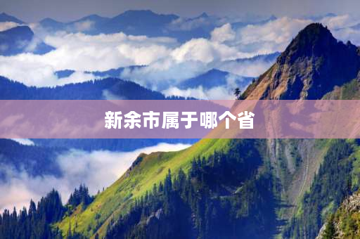 新余市属于哪个省 江西新余属于哪？