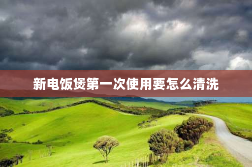 新电饭煲第一次使用要怎么清洗 新电饭锅第一次使用要怎么清洗吗？