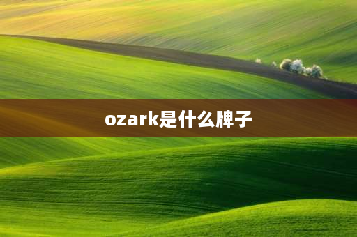 ozark是什么牌子 一个锄头的运动品牌是啥名字？