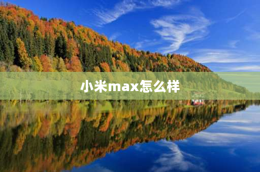 小米max怎么样 小米redmimax86怎么样？