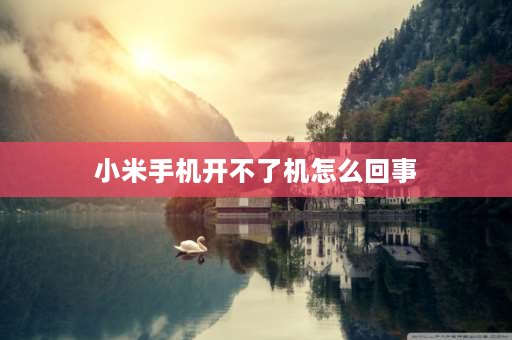 小米手机开不了机怎么回事 小米手机为什么冻了以后开不了机？