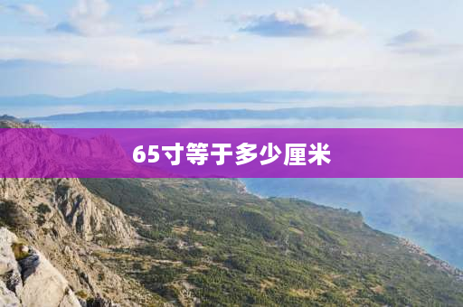 65寸等于多少厘米 65电视尺寸换算成厘米是多少？