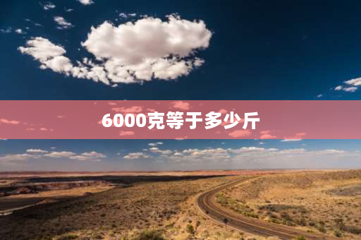 6000克等于多少斤 6lg等于多少克？