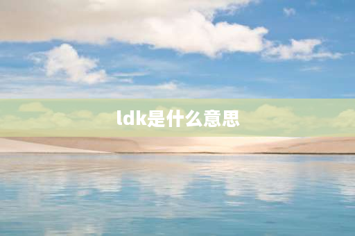 ldk是什么意思 日语中-----间取り;1lk----是什么意思？