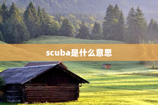 scuba是什么意思 三沙旅游怎么样，三沙旅游好玩吗？