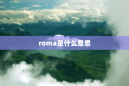 roma是什么意思 罗巴桑在匈牙利是啥意思？