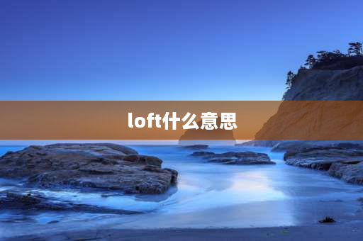 loft什么意思 LOFT什么意思？