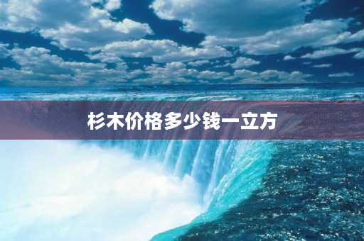 杉木价格多少钱一立方 揭阳新亨镇木材市场杉木价格？