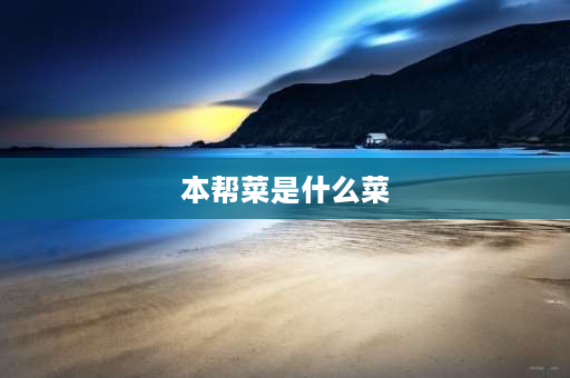 本帮菜是什么菜 上海菜中的“浓油赤酱”是什么意思？