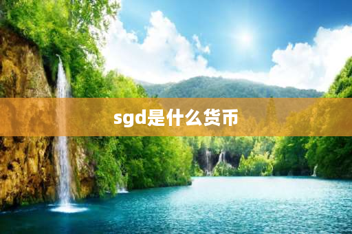 sgd是什么货币 SGD是什么意思？