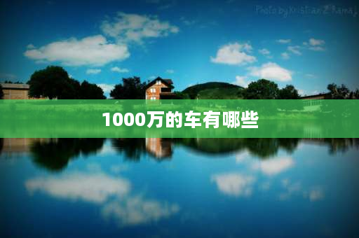 1000万的车有哪些 1000万想买个车，请问买什么好了？