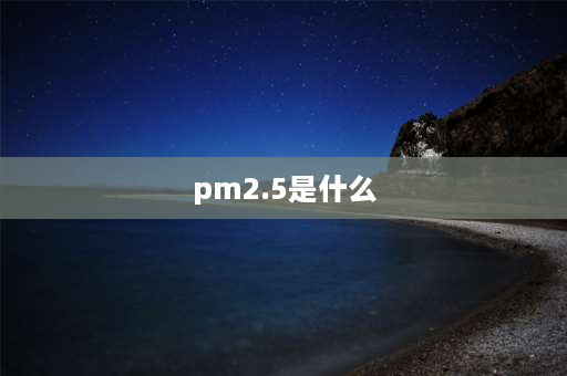 pm2.5是什么 甲醛检测仪中的pm2.5是什么意思？