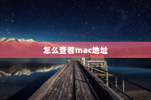 怎么查看mac地址 查看电脑mac地址5种方法？