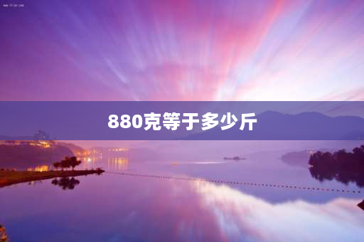 880克等于多少斤 750ml和880g哪个重？