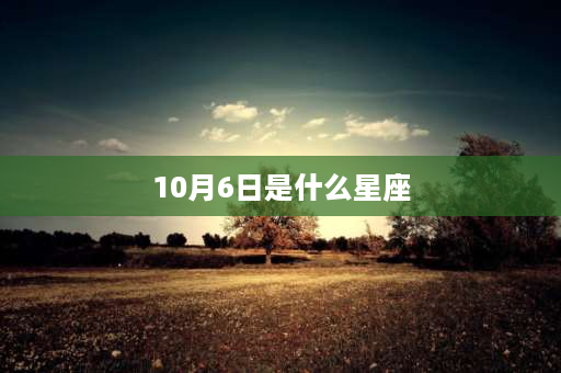 10月6日是什么星座 2000阴历10月06日是什么星座？