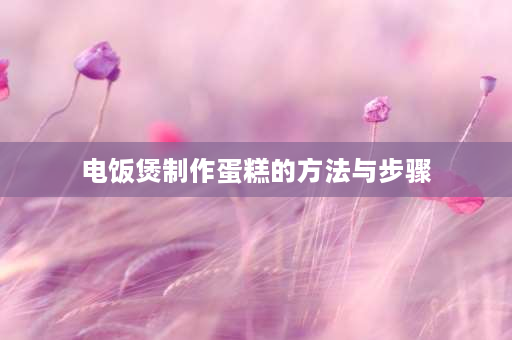 电饭煲制作蛋糕的方法与步骤 电饭煲做蛋糕的操作方法？