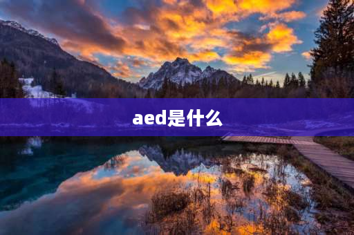 aed是什么 aed是哪国货币？