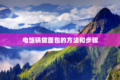 电饭锅做面包的方法和步骤 用电饭锅做面包的方法？