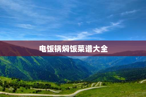 电饭锅焖饭菜谱大全 蒸锅焖饭的做法？