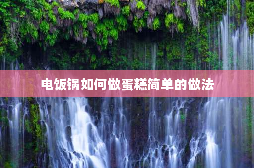 电饭锅如何做蛋糕简单的做法 用电饭锅做蛋糕的做法？