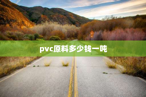 pvc原料多少钱一吨 ppr和pvc的废塑料价格区别？