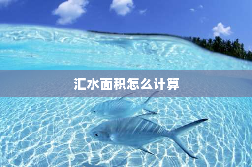 汇水面积怎么计算 水面积计算公式？