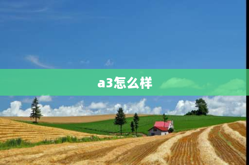 a3怎么样 a3空间怎么样？