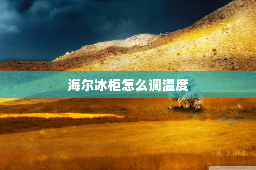 海尔冰柜怎么调温度 海尔冰柜手动温度怎么调？