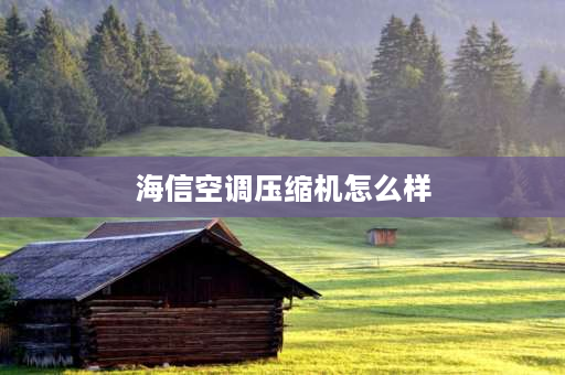 海信空调压缩机怎么样 海信立式空调质量怎么样？