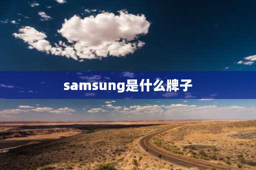 samsung是什么牌子 三星是机械硬盘品牌吗？