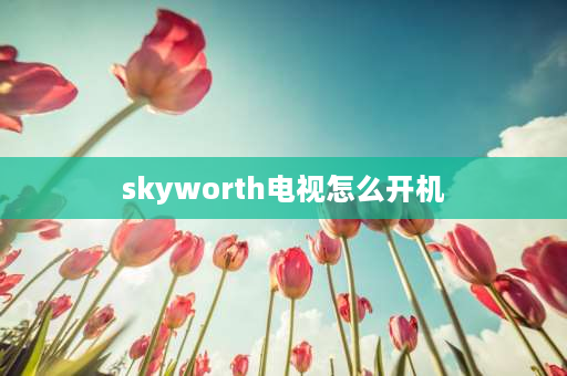 skyworth电视怎么开机 skyworth显示器怎么开机？