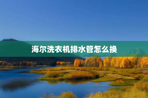 海尔洗衣机排水管怎么换 海尔xqg70怎么换装排水管？