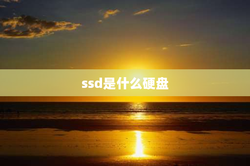 ssd是什么硬盘 固态硬盘是什么磁盘类型？