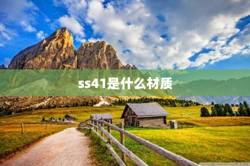 ss41是什么材质 ss41硬度？